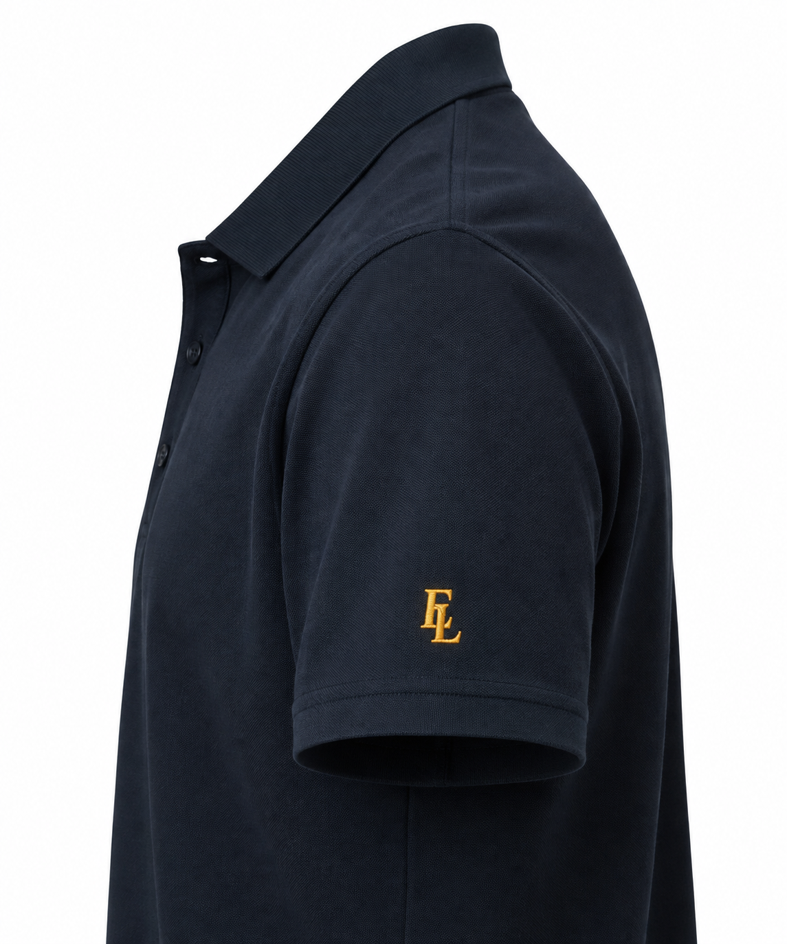Signature Gold Embroidered Piqué Polo Shirt / EL / 07